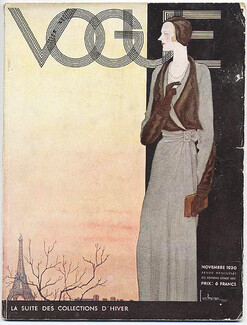 Vogue Novembre 1930 Georges Lepape, 100 pages