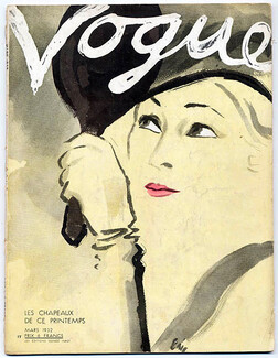 Vogue Mars 1932 Eric, Les Chapeaux de ce Printemps