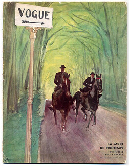 Vogue Avril 1932 Eric, La Mode de Printemps, Amazone