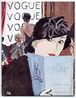 Vogue Octobre 1932 Eric, Les Collections d'Hiver, 86 pages