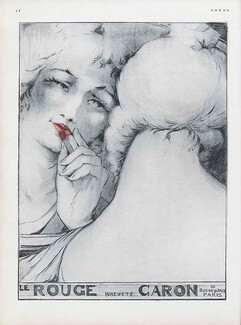 Caron (Cosmetics) 1933 Le Rouge Breveté
