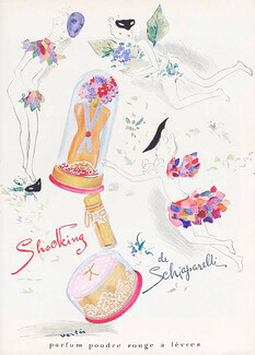 Schiaparelli (Perfumes) 1939 Shocking, Vertès