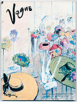 Vogue (Paris) Avril 1939 René Bouché, Collections de Printemps