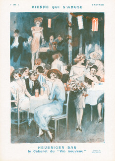 Heueriger Bar - Vienne qui s'amuse, 1924 - Bœckeny Cabaret