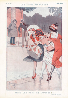 Les Vieux Marchent — Mais Les Petites Courent !, 1923 - René Giffey