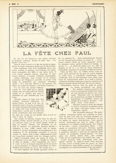 La Fête chez Paul, 1911 - Paul Poiret The Oriental Party, Charles Martin, Text by Montoison