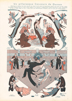 Un Pittoresque Concours de Danses, 1914 - Armand Vallée Luna-Park, Tango, Fado-Fado, Mattchiche, Très-Pickles