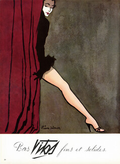 Christian Dior 1947 Pierre Simon Fashion Illustration