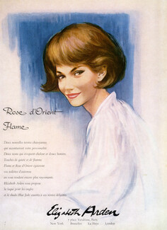 Elizabeth Arden (Cosmetics) 1964 Rose d'Orient, Flame