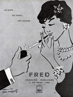 Fred 1951 Cigarette Holder, Maurice Van Moppès