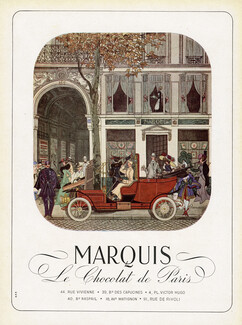Marquis (Chocolates) 1947 Shop Window, 44 rue Vivienne