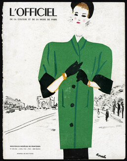 Jean Patou 1946 Eduardo Garcia Benito, L'Officiel Cover
