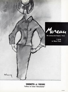 Simonetta et Fabiani 1963 Moreau & Cie, Bernard Blossac