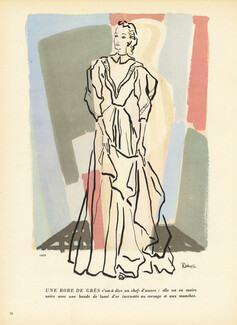 Une Robe de Grès 1947 Evening Gown, Reinoso