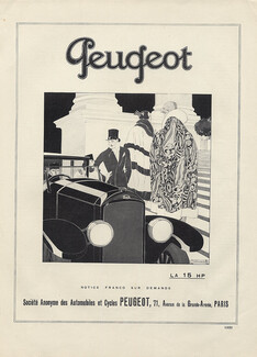 Peugeot 1924 La 15 HP, René Vincent