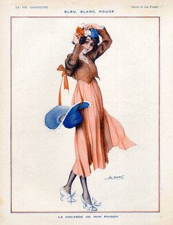 Léo Fontan 1918 "Bleu, Blanc, Rouge" La Cocarde de Mimi Pinson, Midinette