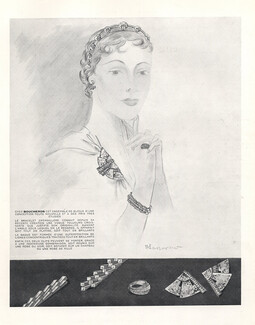 Boucheron 1937 Diadem, Clips, Bracelet Crémaillère, karsavina