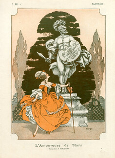 L'Amoureuse de Mars, 1916 - Hérouard Sculpture