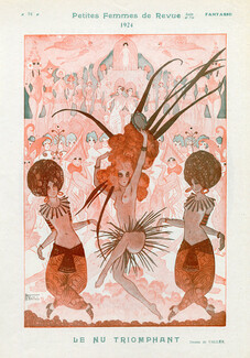 Le Nu Triomphant, 1924 - Armand Vallée Petites Femmes de Revue, Oriental Costumes, Chorus Girl