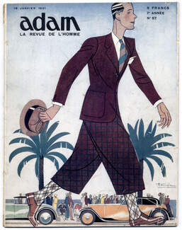 Adam La Revue de l'Homme 1931 N°57 Hemjic, Men's Clothing