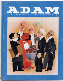 Adam 1934 N°104 Paolo Garretto, Staline, Franklin D. Roosevelt