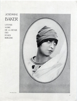Joséphine Baker 1926 Photo Manuel Frères