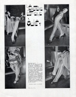 La jarretière est-elle à la mode ?, 1926 - Stockings Garters, Photos Manuel Frères