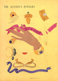 The Season's Jewelry — Set in Gold, 1937 - Cartier Reynaldo Luza