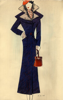 Raimon 1936 M. Küss Fashion Illustration Handbag
