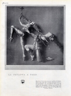 La Pavlowa à Paris, 1920 - Anna Pavlova, Strowitz, Russian Ballet, La Péri