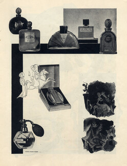 Perfumes 1930 Le Galion (Chypre), Lanvin (Arpège), Weil (Chinchilla Royal), Premet (Le secret), Molyneux (Le Chic), Jean Patou (Amour Amour)
