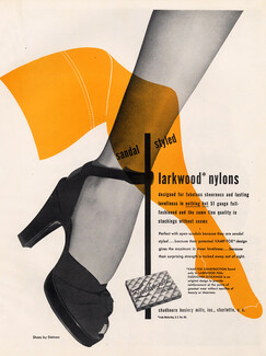 Larkwood (Hosiery, Stockings) 1947 Delman
