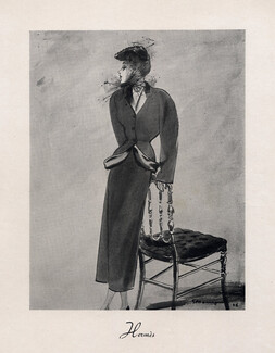 Hermès (Couture) 1948 Mourgue