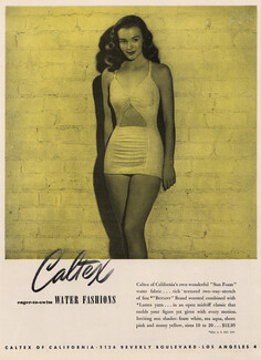 Caltex of California 1947 Water Fashions, Swimwear