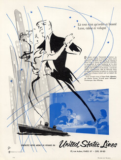 United States Lines 1956 Partner Dance