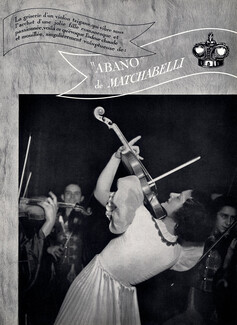 Matchabelli (Perfumes) 1936 Abano, Tzigane Violin