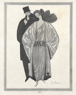 Georges Lepape 1923 Fashion Illustration