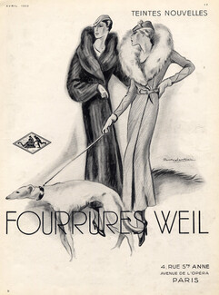Weil (Fur Clothing) 1933 Paul Valentin, Greyhound
