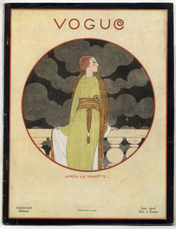 Après La Tempête, 1919 - Georges Lepape Vogue Continental Late April Cover