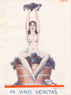 In Vino Veritas, 1931 - Jacques Leclerc Grapes Harvest, Nude