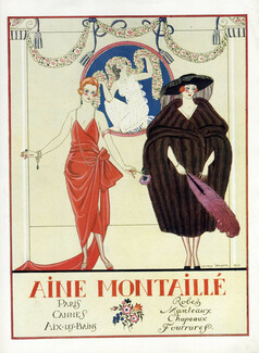 Aine Montaillé 1920 George Barbier, Art Deco