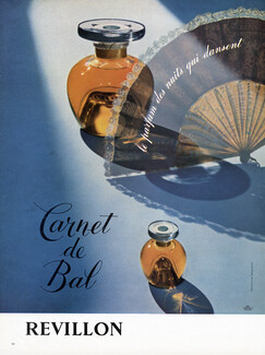 Revillon (Perfumes) 1956 Carnet de Bal, Photo Berguglian