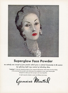 Germaine Monteil (Cosmetics) 1953 Face Powder