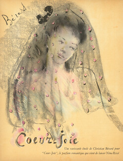 Nina Ricci (Perfumes) 1945 Christian Bérard, Cœur-Joie