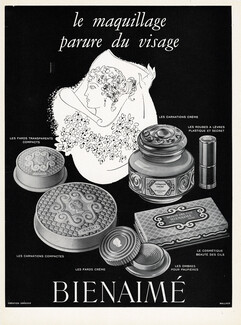 Bienaimé (Cosmetics) 1947 Maquillage