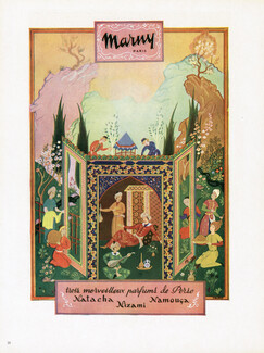 Marny (Perfumes) 1946 Natacha, Nizami, Namouça, Persian Perfume