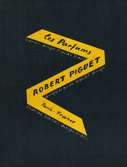 Robert Piguet (Perfumes) 1946 Label