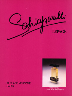 Schiaparelli (Perfumes) 1978 Shocking You, Lepage