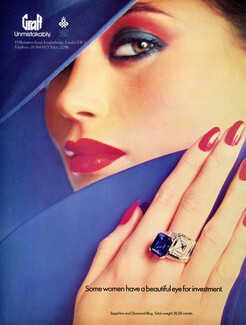 Graff (High Jewelry) 1980 Sapphire and Diamond Ring