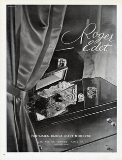 Roger Edet (Jewels) 1946 Fantaisies, Bijoux d'Art Moderne, Photo Elshoud